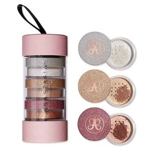 3 Pack Anastasia Beverly Hills Loose Metallic Highlighter Set Gold Silver Copper